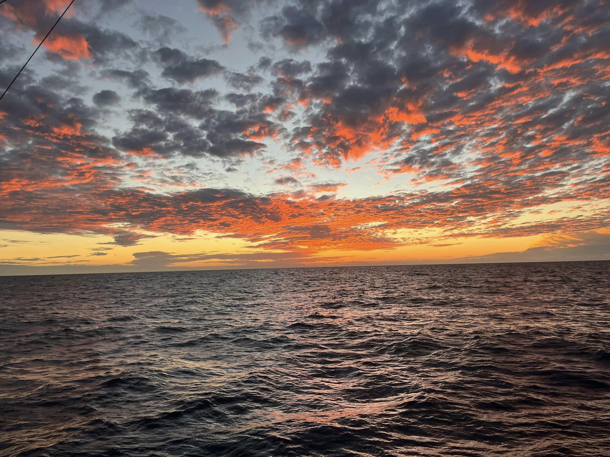 Sunset Over Deep-Sea Fishing Charter – Destin, FL